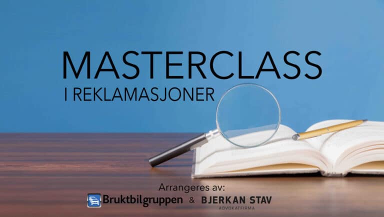 MASTERCLASS I REKLAMASJONER