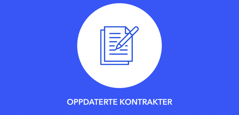 Oppdaterte kontrakter